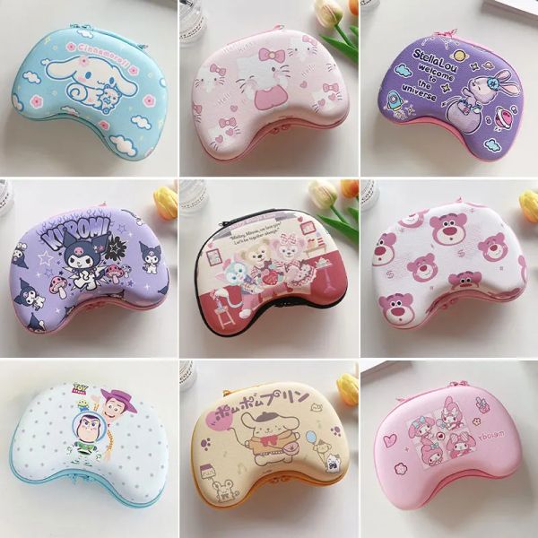 Casos Linda bolsa de almacenamiento de controlador de juego de dibujos animados para PS5 PS4 Xbox Switch Pro GamePad Cubierta de cobertura portátil de viaje de viaje portátil