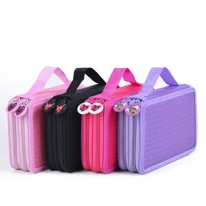 Casos Lindo estuche de lápiz escolar para niñas Pencilos de chicos 2 capas 32 hoyos Multi Pen Box Kawaii Big Cartridge Bag Pationery Suministros