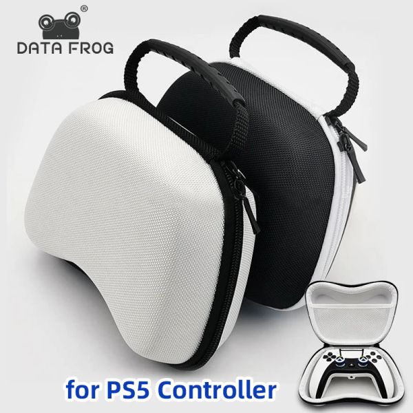 Cas Data Frog Eva Travel GamePad Sac Universal pour le contrôleur PS5 Protecteur Joystick pour PS4 / PS3 / Xbox Series X / Switch Pro / Xbox One