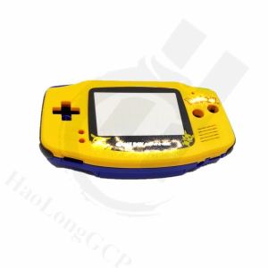 Cases Étui de jeu bricolage édition limitée jaune bleu boîtier coque housse de réparation remplacement pour pour GameBoy Advance pour console GBA