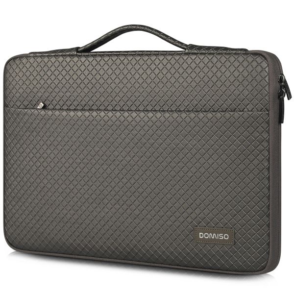 Casos DOMISO Gray Bright Grey o Black Waterproof Shook Aprot Tailer Bolsa de manga con mango para 10 