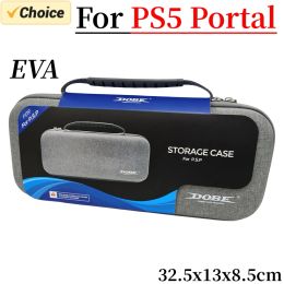 Caisses EVA Hard Carry Base Sac pour Sony PS5 PlayStation Portal Case de protection contre les chocs de choc Sac de rangement portable pour PS Portal
