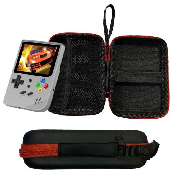 Cas Eva Hard Game Console Organisateur pour Miyoo Mini Plus / Anbernic RG35XX rétro Handheld Video Game Player Mini Protective Storage Sac