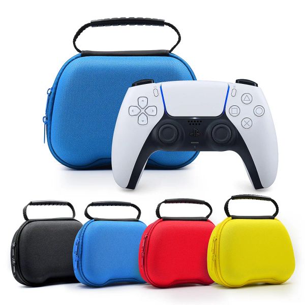 Caisses de couvertures de boîtier de sac de rangement EVA et de handle de silicone pour PS5 Playstation 5 PS4 Nintendo Switch Controller Couvrettes de transport portables