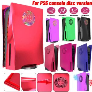 Casos de placas frontales para la cubierta de protección antipromiso de la consola PS5 Cubierta protectora a prueba de polvo para accesorios de juego de estuche PS5