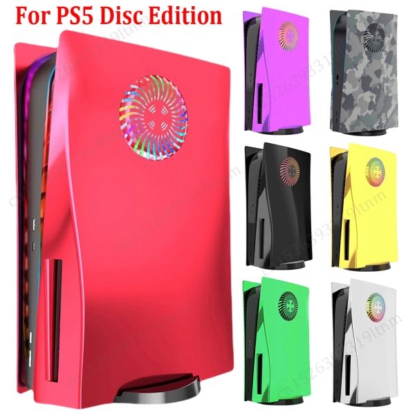 Caisses Facile pour PS5 Disc Edition Remplacement de la couverture de protection contre la poussière Antiscratch Shell pour les accessoires de jeu de boîtier PS5