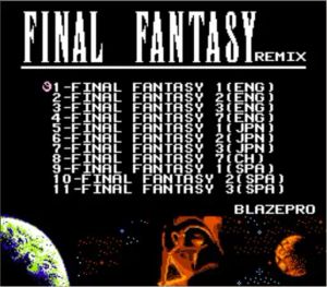 Cas Final Fantasy I, II, III, VII Remix, cartouche de jeu 11in1 pour la console NES / FC