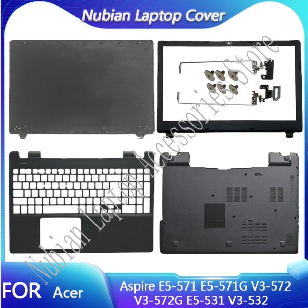 Cas pour Acer Aspire E5571 E5571G V3572 V3572G E5531 V3532 NOUVEAU ÉTAT D'ordinateur portable Couvercle arrière / panneau avant / Palm Rest / Shell inférieur