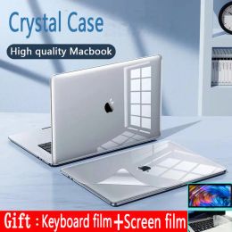 Cas pour Apple MacBook Pro 12 13.3 14 15 16 pouces Case A2779 A2780 Touch ID MacBook 2022 Air 13 M1 M2 A2681