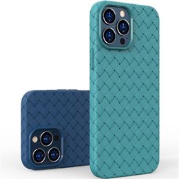 Fundas para iPhone 14Plus 13 11 12 14 Pro Max Mini cubierta protectora suave de rejilla de malla transpirable ultrafina