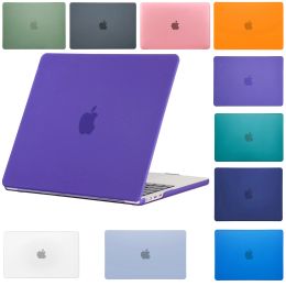 Cas pour MacBook Air 13 2022 2023 Case M1 MacBook Air 13 A2337 Couverture pour MacBook Pro 13 Funda Pro 14 16 M3 CAS 2023 NOUVEAU CAS D'ordinateur portable