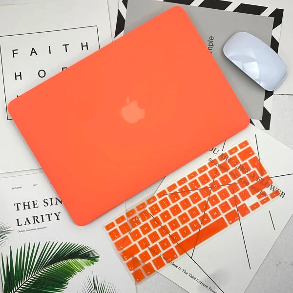 Casos para MacBook Air Pro Case Cystal Matte Case con cubierta de teclado de la UE para Apple MacBook Air Pro M1 Chip 13 A2338 A2337 Case