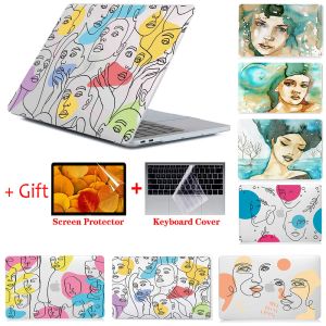 Cas pour MacBook Pro 13 14 M2 M3 Case pour MacBook Air 13 Case M1 M2 2023 Air 15 Case Mac Book 11 12 13 15 16 pouces Accessoires d'ordinateurs portables