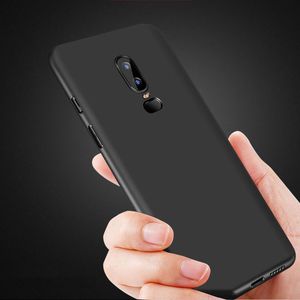 Estuches para OnePlus 6 6T 7 PRO Funda blanda de silicona TPU para One Plus 5 5T 6 6T 7 PRO Funda sólida transparente y mate ultra delgada