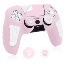 Gevallen voor PS5 Case Accessories Controller Skin Shell Silicone Control Gamepad Protective Cover voor 5 accessoires