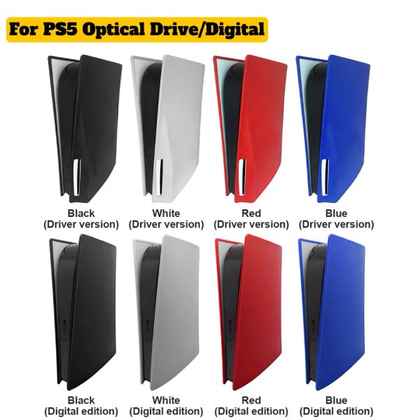 Cois pour le boîtier PS5 Remplacement de la poussière Protective Skin Sket FacePlate Plaque de couverture Console de jeu pour Sony PS5 Optical Drive / Digital