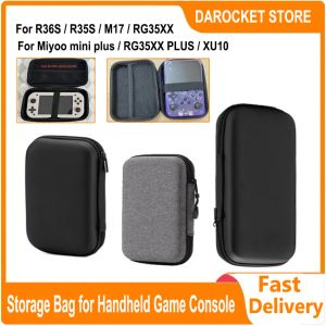 Cas pour R36S R35S GAME Console Sac de stockage Couvre Couvre de protection contre les chocs pour MIYOO MINI Plus M17 Console RG35XX