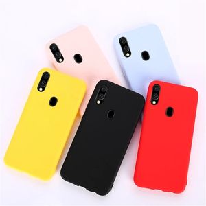 Étuis pour Samsung galaxy A10 A10E A20 A20E A30 A40 A50 A70 S A01 A02S A11 A21 A31 A41 A51 A71 Silicone souple coque arrière en TPU