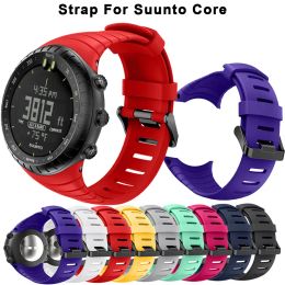 Gevallen voor Suunto Core Zachte siliconen horlogeband Vervanging Accessoires Polssportbanden voor Suunto Core Smart Horlogearmband