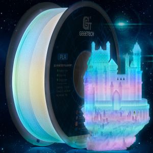 Cases Geeetech Glow PLA 1,75 mm 1 kg gloed in donker voor 3D -printen Nacht licht Luminous 8 kleuren 3D -printermateriaal, overzeese magazijn
