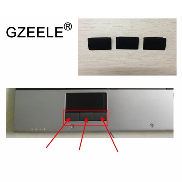 Casos Gzeele portátil portátil LR Botones del mouse Interruptor para HP EliteBook 8540 8540p 8540W Botones de toque de teclado del teclado del cuaderno