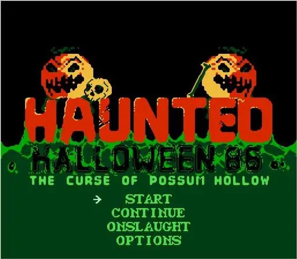 Cas Haunted Halloween '86 (2018) Game Cartridge pour la console FC / NES