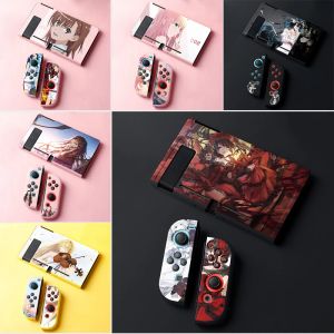 Fundas juego japonés Anime dibujos animados lindo Kawaii chica cubierta Shell silicona TPU funda suave para Nintendo Switch