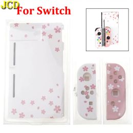 Cas shell de cas de protection JCD Pink pour Switch NS NX Console Joycon DIY Couverture de logements durs modifiés