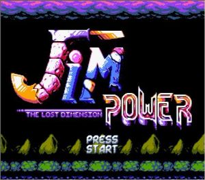 Cases Jim Power Cartouche de jeu The Lost Dimension pour console NES/FC