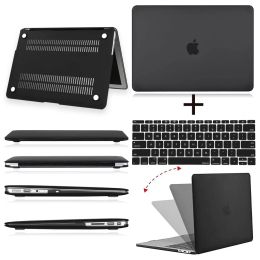 Cas Case d'ordinateur portable pour Apple MacBook Air 13/11 / MacBook Pro 13/15/16 pouces Portable Shell Notebook Protector Case + US Clavier Cover