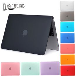 Casos Case de laptop para MacBook Air 13 A2337 2020 A2338 M1 Chip Pro 13 2022 M2 Air 13.6 12 11 15 Para MacBook Pro 14 Portada 2021 Pro 16