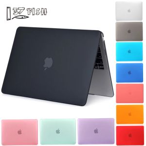 Cas Case d'ordinateur portable pour MacBook Air 13 A2337 2020 A2338 M1 Chip Pro 13 2022 M2 AIR 13.6 12 11 15 pour MacBook Pro 14 Cover 2021 Pro 16