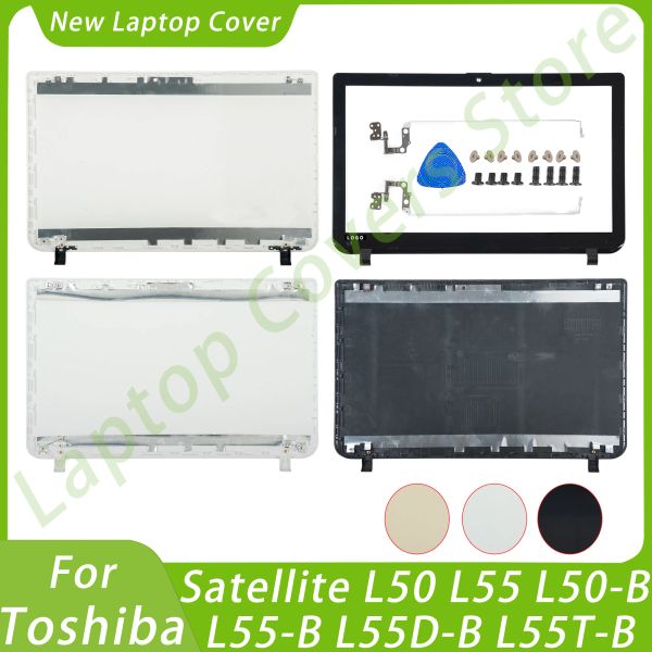 Cas de couvercles d'ordinateur portable pour le satellite Toshiba L50 L55 L50B L55B L55DB L55TB LCD COUVERT