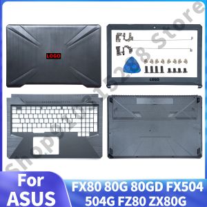 Cas de boîtier d'ordinateur portable Noir pour ASUS FX80 80G 80GD FX504 504G FZ80 ZX80G COUVERTURE LCD COUVERT