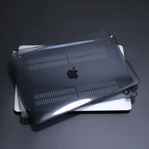 Casos Case protector para computadora portátil para Apple MacBook M1 Chip Pro13.3 Modelo A2338 PVC Cubierta de cristal duro para MacBook 2022 M2 Air 13.6 Shell