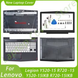 Casos LCD Cubierta posterior para Lenovo Legion Y52015 R72015 Y52015IKB R72015IKB Bisel delantero Bisas inferior Bisa