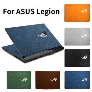 Casos Case de laptop de cuero Rog Republic of Gamers Strix 17 para ASUS TUF Gaming Zephyrus 16 Inh Touch Bar para FX506HM Sticker Skin Cover