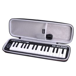 Cas ltgem imperméable EVA Hard Étui dur pour M Audio Keystation Mini 32 3 Contrôleur de clavier MIDI Ultra Portable