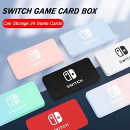 Gevallen Magnetische spelkaarten opbergdoos voor Nintendo Switch Oled NS Lite Box Shell Mode SD-geheugenkaart Beschermhoes Accessoires