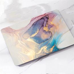 Cas marbre pour MacBook Pro 13 pouces Case M2 2022 Mignon A2338 M1 2020 Feuille d'ordinateur portable A1706 A1502 Matte Shell Air 13.6 Clear Pro 14 2023