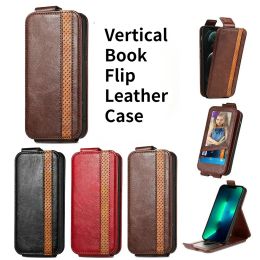 Cases Mi 13t Mi13T Pro 13 Ultra Flip Vertical Case Luxury retro lederen boekhouder Cover voor Xiaomi Mi 13 Pro Mi13 Lite Telefoontassen