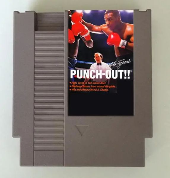 Cartouche de jeu Punch Out de Mike Tyson pour console NES/FC