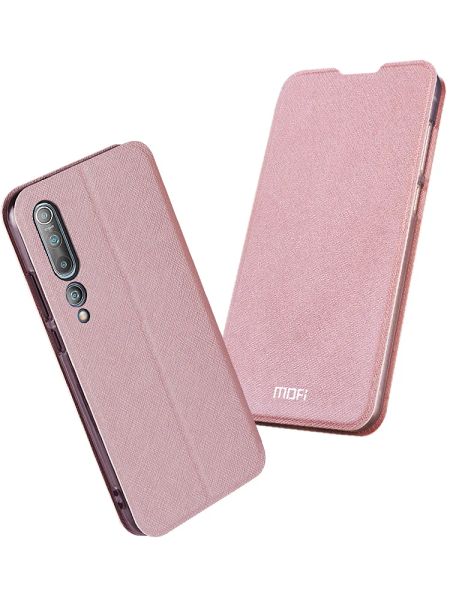 Caisses mofi slim pour xiaomi mi 10 lite case flip pour xiaomi mi 10 11 pro ultra couverture pu cuir pun + soft tpu silicion téléphone funda coque