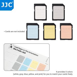 Cases nieuw 480 afdrukbare handgeschreven stickers SD -geheugenkaart labelstickers voor SD/ CF CFEXPRESS TYPB -kaart USB Flash Drive Stickon