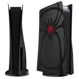 Cases Nieuwe aankomst Spiderversie Harde vervanging Face Plate Shell voor PS5 -console met speciale oppervlaktebehandeling
