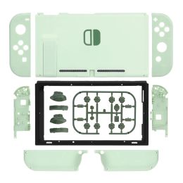 Casos Nuevo DIY Matcha verde para Nintendo Switch Reemplazo de reemplazo de la carcasa de la carcasa para la carcasa de la carcasa de Joycons NS Dropship