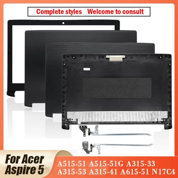 Casos Nuevos para Acer Aspire 5 A51551 A51551G A51541 A31533 A31551 53 A61551 N17C4 Caparea posterior LCD/Bisel delantero/Bisa