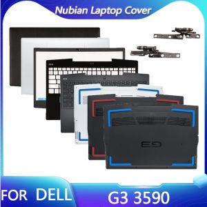 Cas nouveaux pour Dell G3 Gaming Series G3 15 3590 Laptop LCD Back Cover Top Case / Front Corpsel / charnières / Palmrest / Case inférieur 0747KP 07MD2F