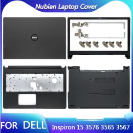 Cas nouveaux pour Dell Inspiron 15 3576 3565 3567 LAPTOP LAPTOP COURT DE BACK / CARRIFICATION AVANT / PALMREST / HINGES / CAS DE BOTTERIE INSPIRON 15 3576