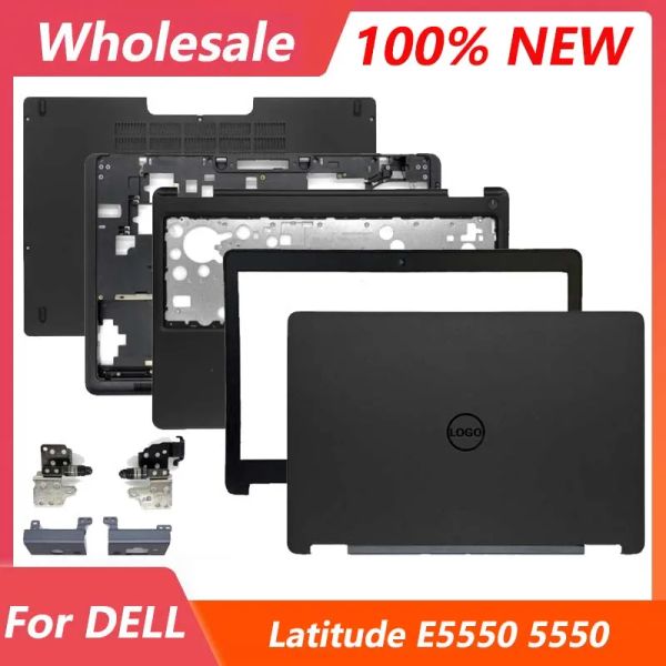 Cas nouveaux pour Dell Latitude E5550 5550 Écran LCD pour ordinateur portable Couvercle arrière Couvercle avant Palle de boîtier Palmers en bas du panneau de casse de palmier